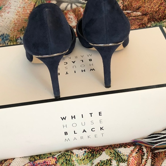 ELLA SUEDE D’ORSAY HEELS by WHBM - Picture 3 of 5